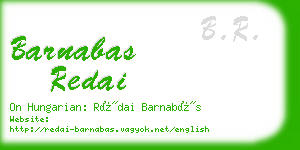 barnabas redai business card